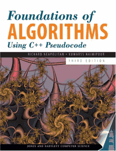 Foundations of Algorithms 3rd Edition